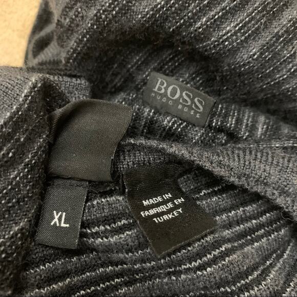 Boss Hugo Boss Striped Slim Fit Wool Sweater - Picture 8 of 15